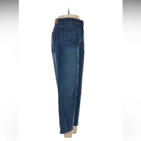 Madewell Emmett Wide-Leg Blue Jeans 28 - Picture 3 of 6